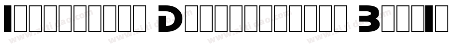 Industrial Decapitalist BoldItalic字体转换